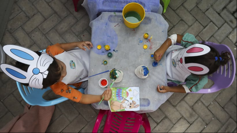 Crianças celebram Páscoa Encantada no Hospital Infantil Albert Sabin