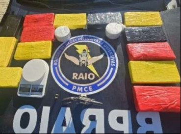 Homem é preso com mais de 14 kg de cocaína e arma de fogo em Iguatu 