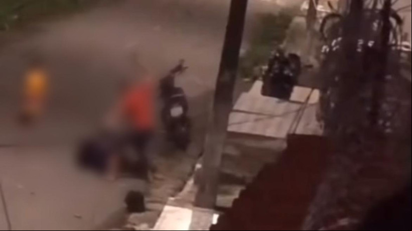 CrianÃ§a presenciou as agressÃµes contra a mulher em via pÃºblica em MaracanaÃº 