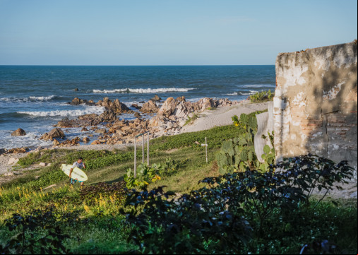 Praia do PresÃ­dio, em Aquiraz, Ã© uma das atingidas pela erosÃ£o, apontada em estudo do projeto Cientista Chefe