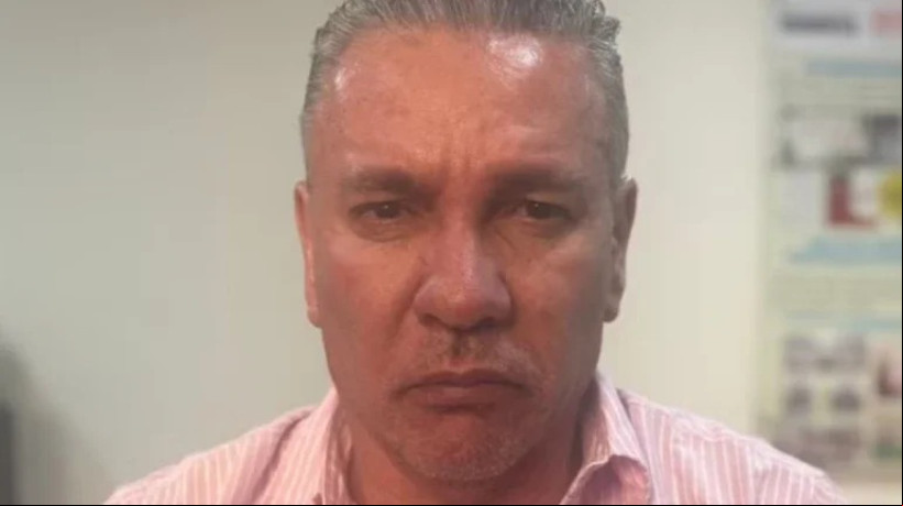 Marcos Roberto de Almeida, o Tuta, líder do PCC, no momento da prisão pelas autoridades bolivianas