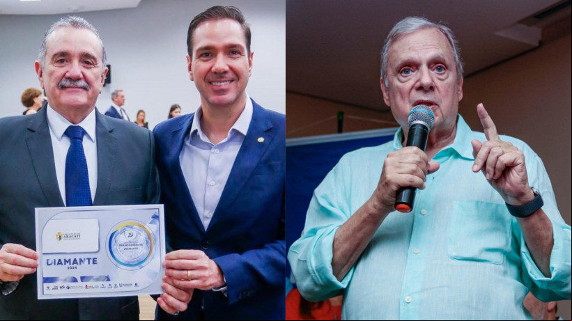 Eduardo Bismarck e Bismarck Maia dialogam com Tasso Jereissati enquanto Podemos aguarda definiÃ§Ã£o do PSDB sobre fusÃ£o 