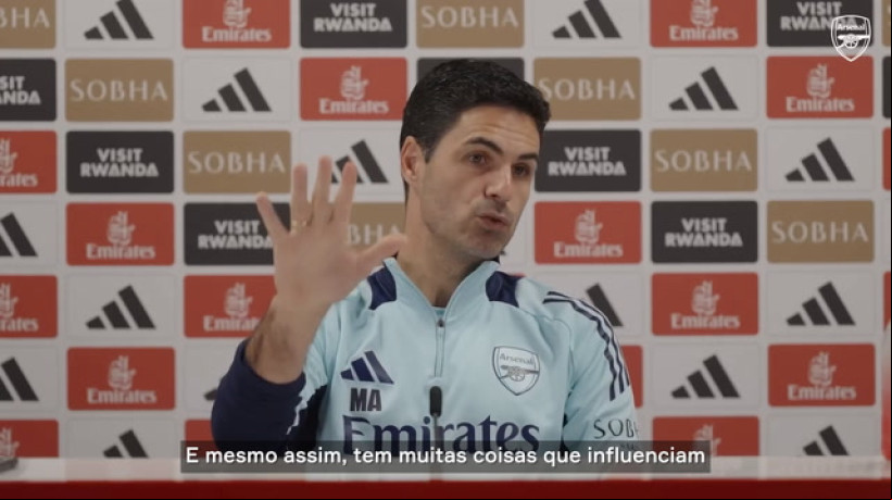 Arteta valoriza pressão por títulos no Arsenal: 'Subimos de nível' 