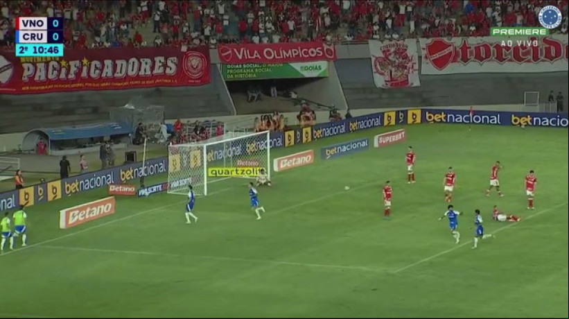 Assista aos gols do Cruzeiro na vitória contra o Vila Nova, no Serra Dourada