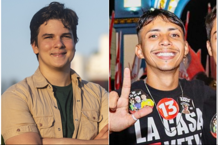 Influencer Léo Suricate e vereador de Fortaleza, Gabriel Aguiar (PSOL)