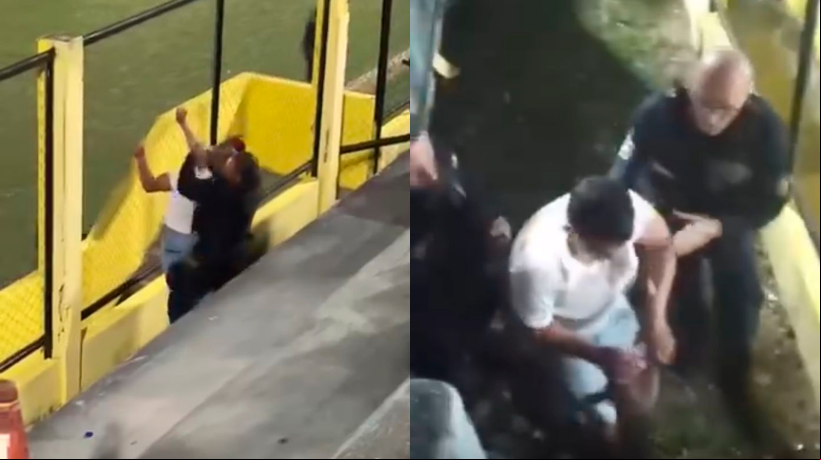 Torcedor é agredido por Guarda Municipal em estádio de Mombaça, no Ceará