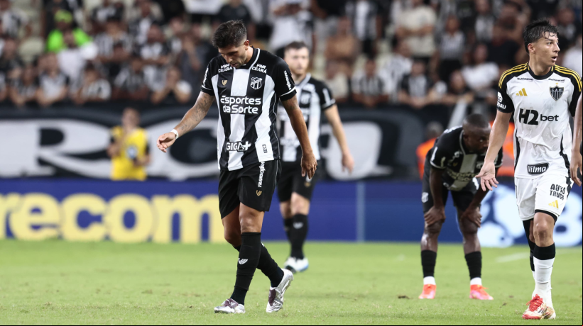 Imagem do jogo entre Ceará x Atlético-MG, na Arena Castelão, pela 11ª rodada da Série A do Campeonato Brasileiro